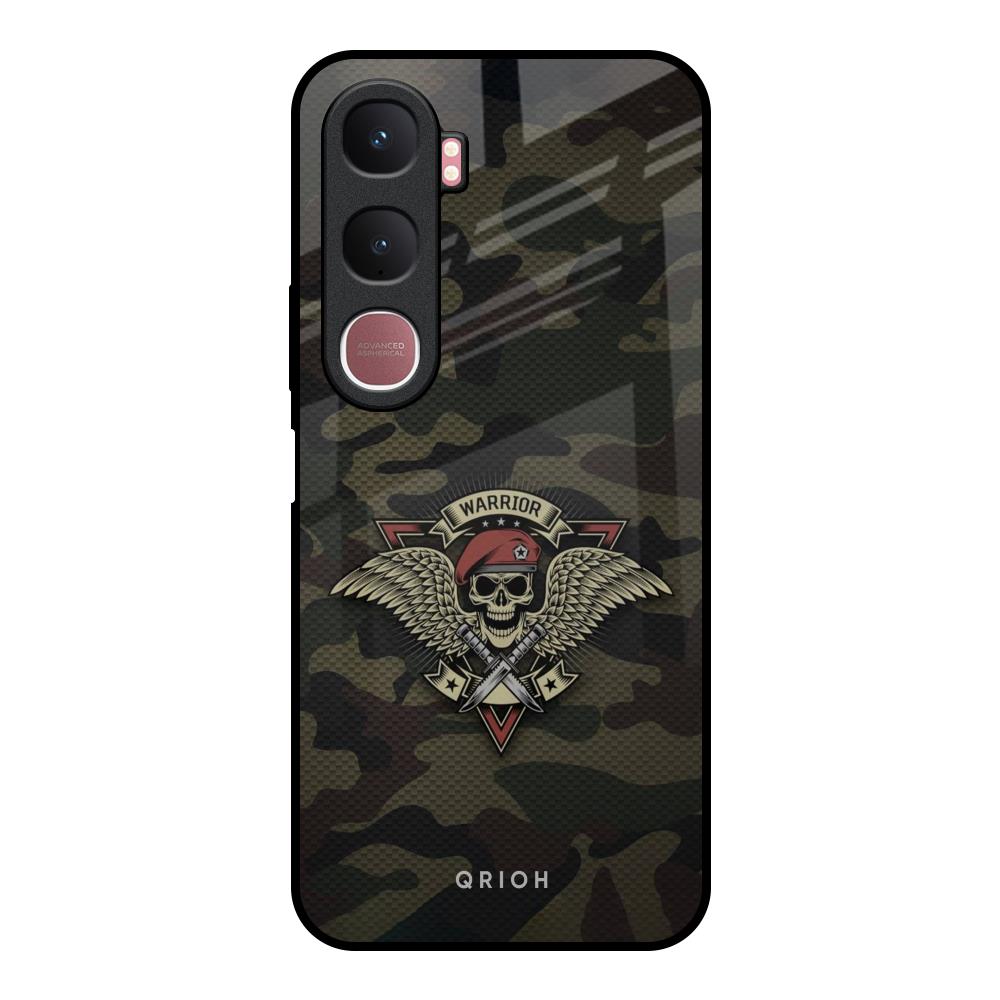 Army Warrior Vivo Y31 5G Glass Back Cover Online