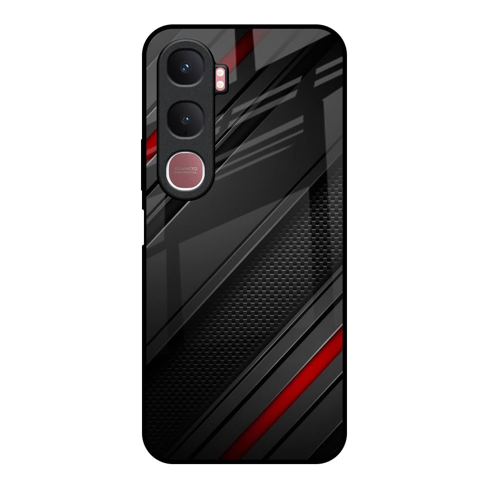 Modern Abstract Vivo Y31 5G Glass Back Cover Online