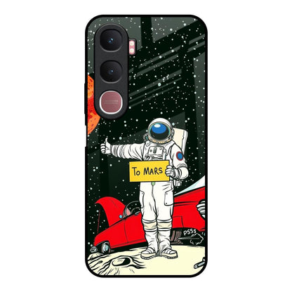 Astronaut on Mars Vivo Y31 5G Glass Back Cover Online