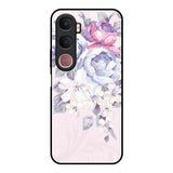 Elegant Floral Vivo Y31 5G Glass Back Cover Online