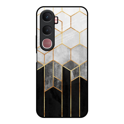 Tricolor Pattern Vivo Y31 5G Glass Back Cover Online