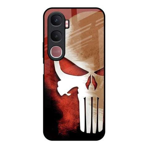 Red Skull Vivo Y31 5G Glass Back Cover Online