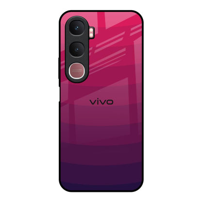 Wavy Pink Pattern Vivo Y31 5G Glass Back Cover Online