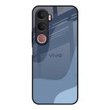 Navy Blue Ombre Vivo Y31 5G Glass Back Cover Online