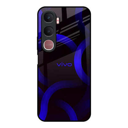Blue Ring Light Vivo Y31 5G Glass Back Cover Online