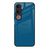 Cobalt Blue Vivo Y31 5G Glass Back Cover Online