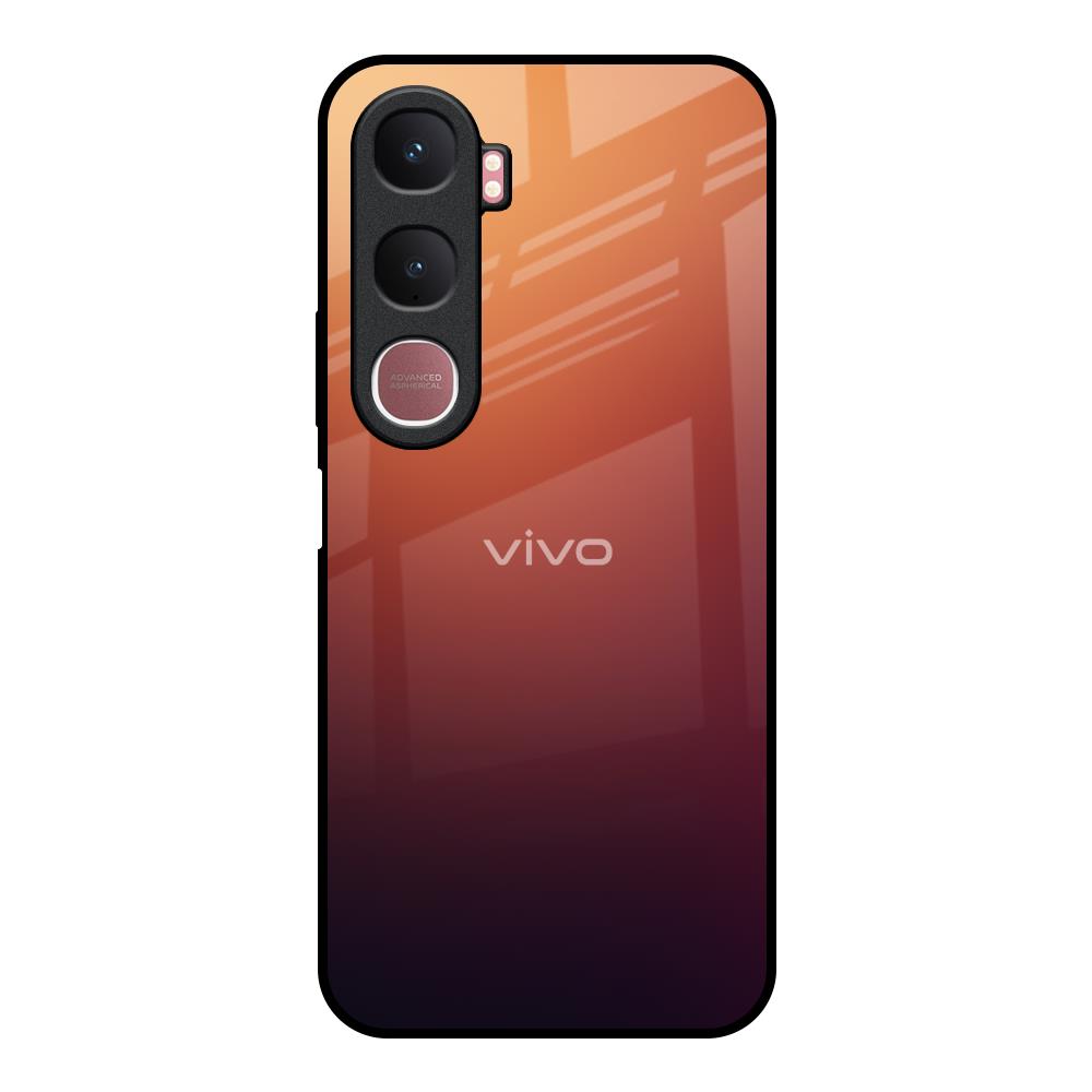 Sunset Background Vivo Y31 5G Glass Back Cover Online