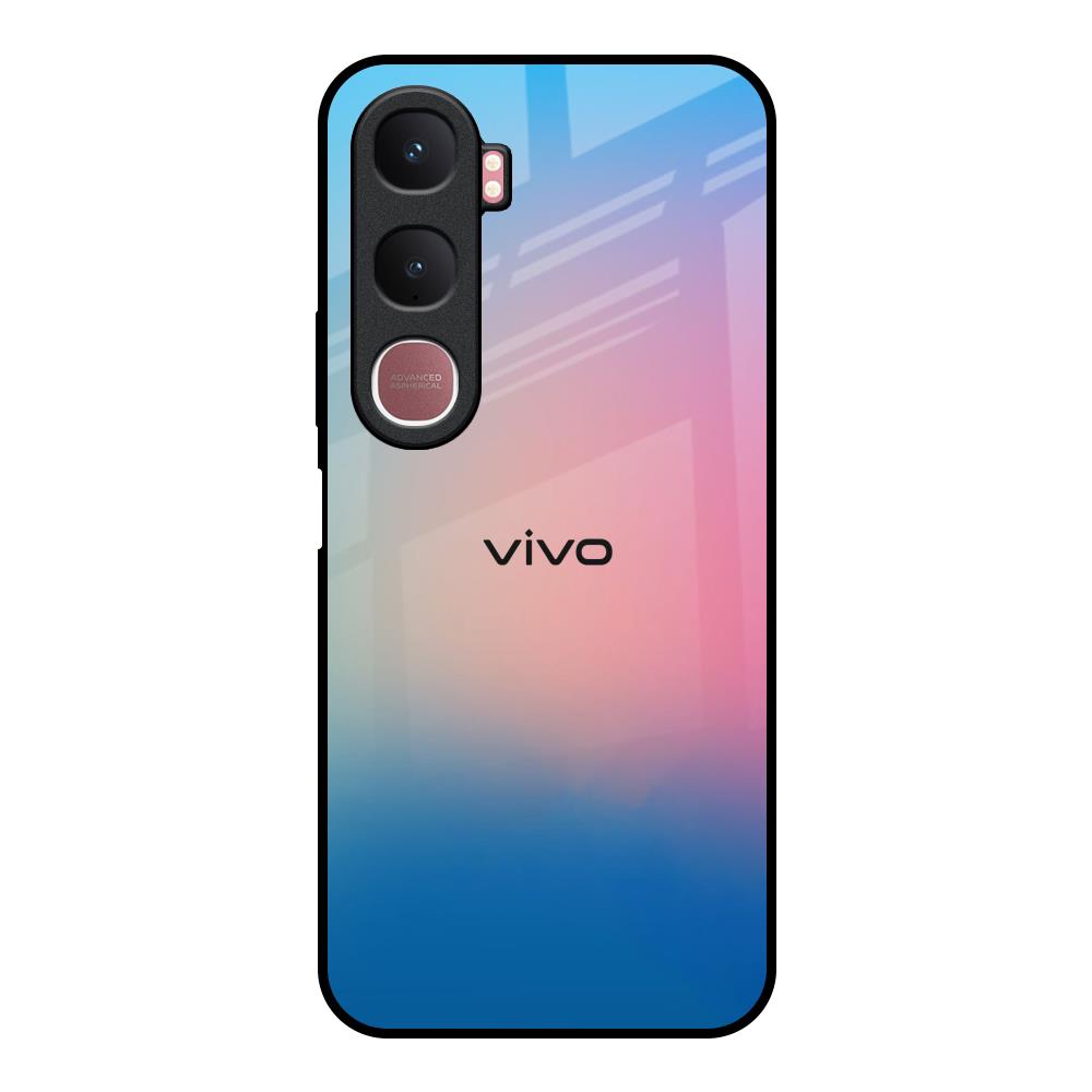 Blue & Pink Ombre Vivo Y31 5G Glass Back Cover Online
