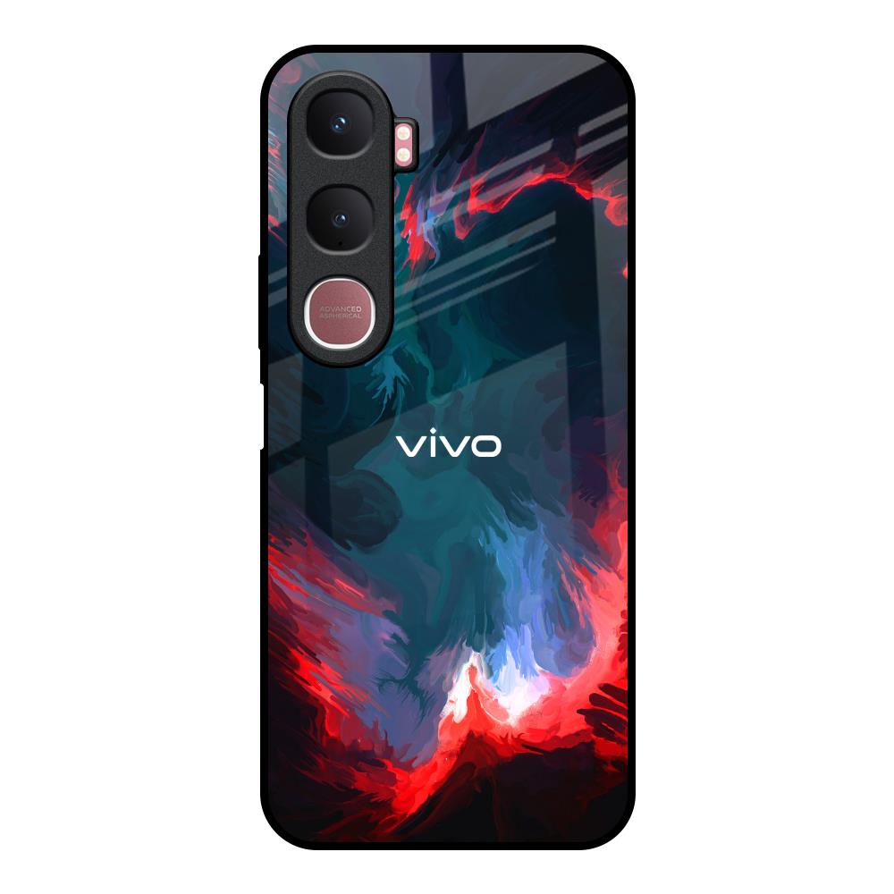 Brush Art Vivo Y31 5G Glass Back Cover Online