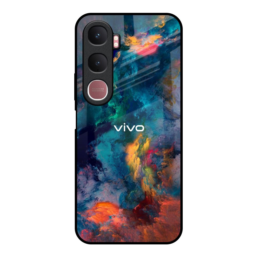 Colored Storm Vivo Y31 5G Glass Back Cover Online
