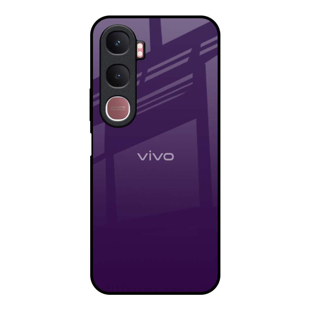 Dark Purple Vivo Y31 5G Glass Back Cover Online