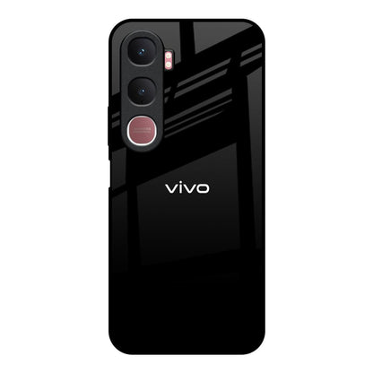 Jet Black Vivo Y31 5G Glass Back Cover Online