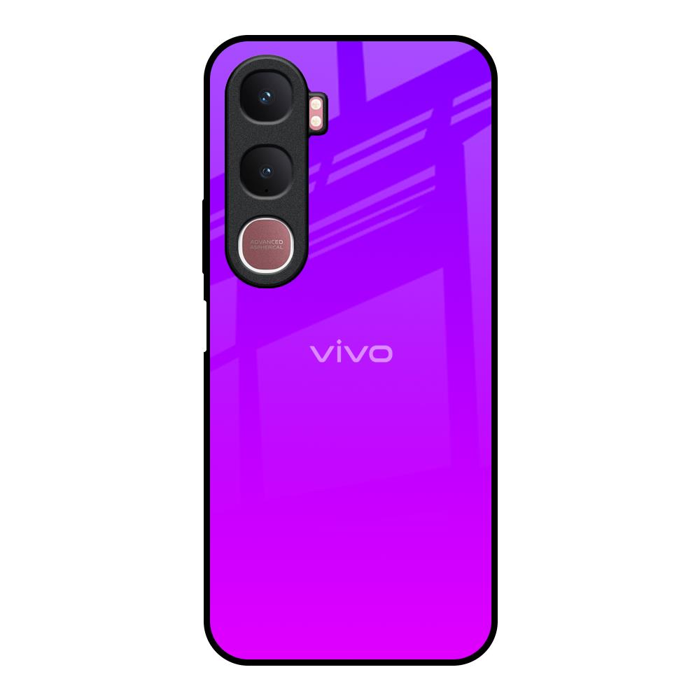Purple Pink Vivo Y31 5G Glass Back Cover Online