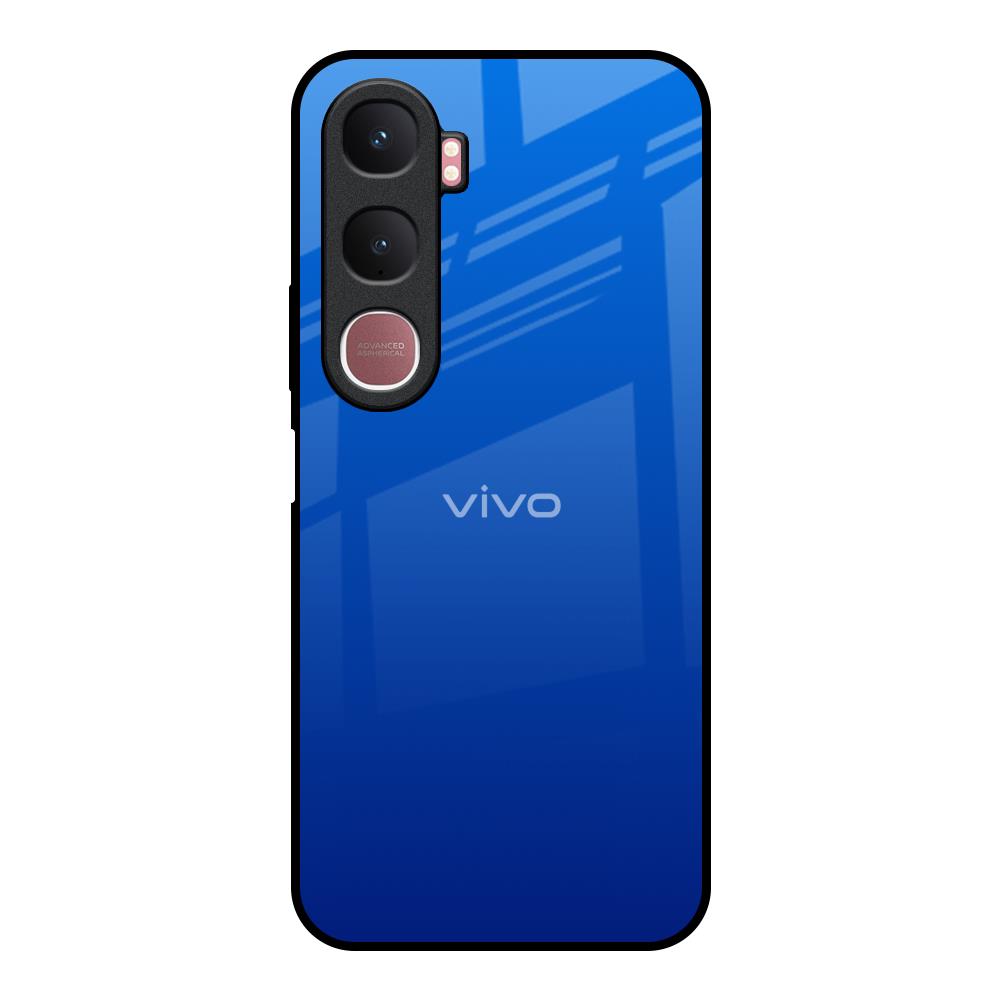 Egyptian Blue Vivo Y31 5G Glass Back Cover Online