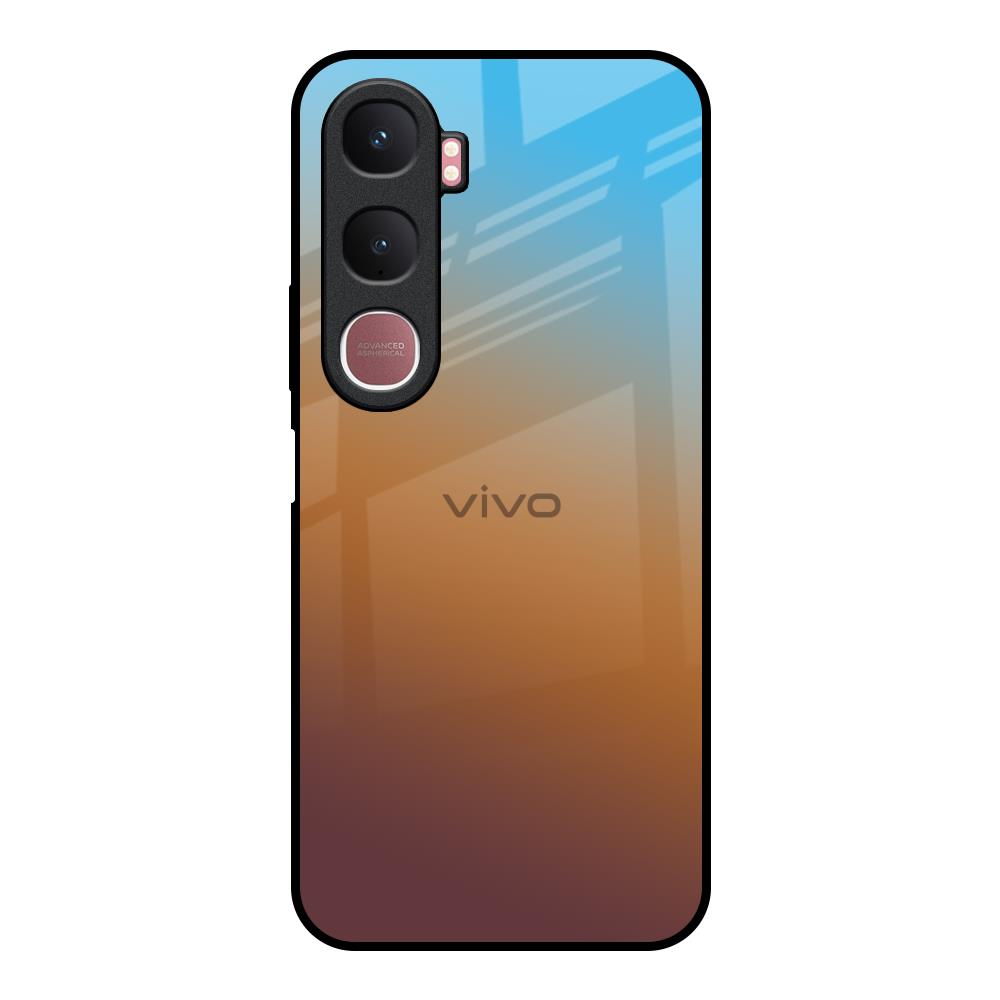 Rich Brown Vivo Y31 5G Glass Back Cover Online