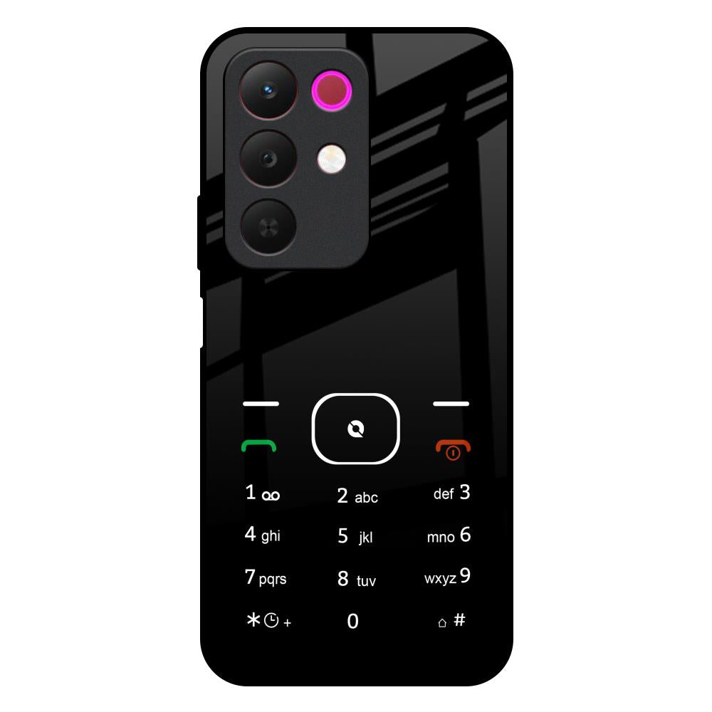 Classic Keypad Pattern Realme 15x 5G Glass Back Cover Online