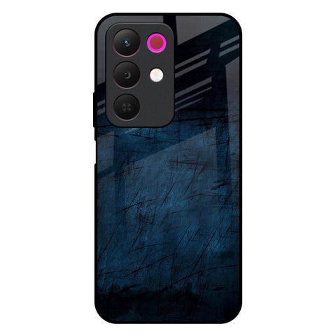Dark Blue Grunge Realme 15x 5G Glass Back Cover Online