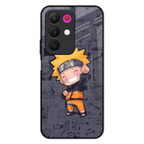 Orange Chubby Realme 15x 5G Glass Back Cover Online