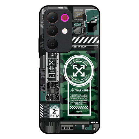 Green Camo Circuit Realme 15x 5G Glass Back Cover Online