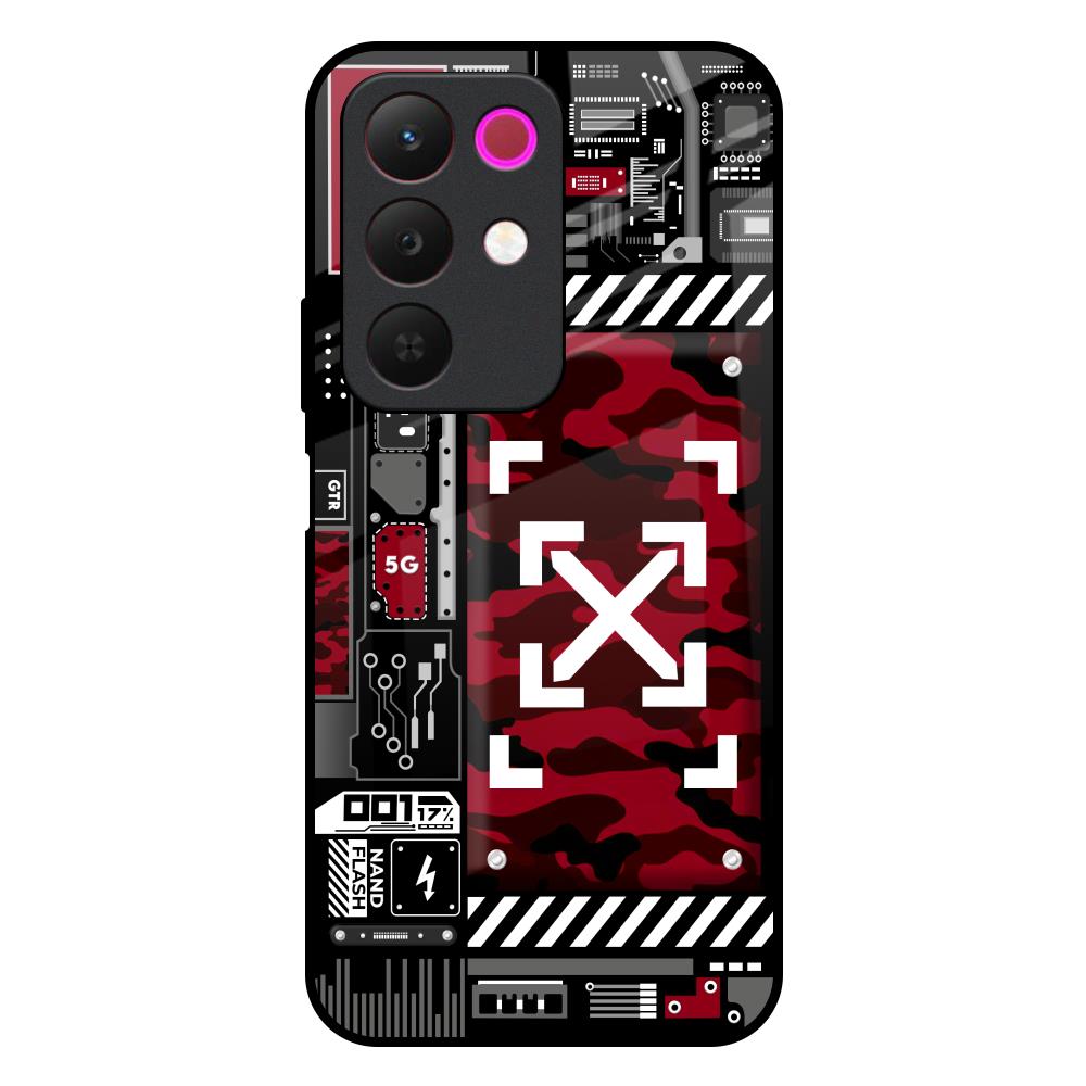 Technology Art Realme 15x 5G Glass Back Cover Online