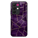 Geometric Purple Realme 15x 5G Glass Back Cover Online