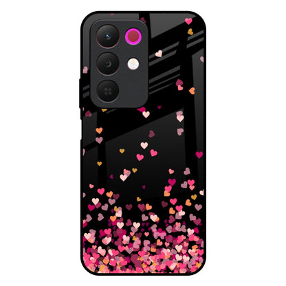 Heart Rain Fall Realme 15x 5G Glass Back Cover Online
