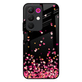 Heart Rain Fall Realme 15x 5G Glass Back Cover Online