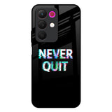 Never Quit Realme 15x 5G Glass Back Cover Online