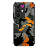 Camouflage Orange Realme 15x 5G Glass Back Cover Online