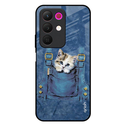 Kitty In Pocket Realme 15x 5G Glass Back Cover Online