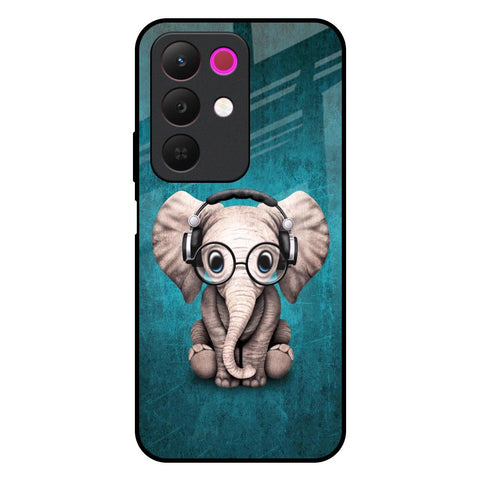 Adorable Baby Elephant Realme 15x 5G Glass Back Cover Online