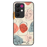 Abstract Faces Realme 15x 5G Glass Back Cover Online