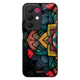 Retro Gorgeous Flower Realme 15x 5G Glass Back Cover Online