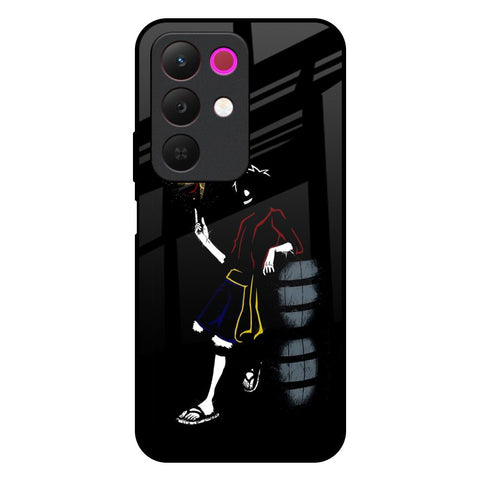 Luffy Line Art Realme 15x 5G Glass Back Cover Online