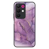 Purple Gold Marble Realme 15x 5G Glass Back Cover Online