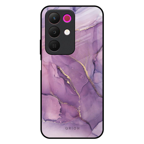 Purple Gold Marble Realme 15x 5G Glass Back Cover Online