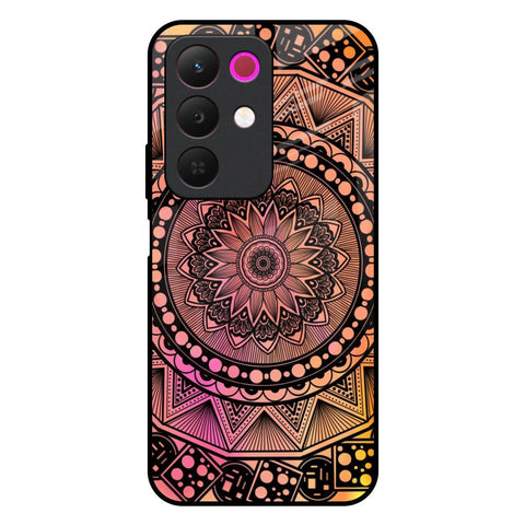 Floral Mandala Realme 15x 5G Glass Back Cover Online