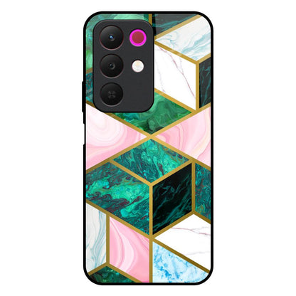Seamless Green Marble Realme 15x 5G Glass Back Cover Online