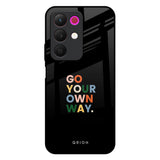 Go Your Own Way Realme 15x 5G Glass Back Cover Online