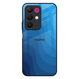Blue Wave Abstract Realme 15x 5G Glass Back Cover Online