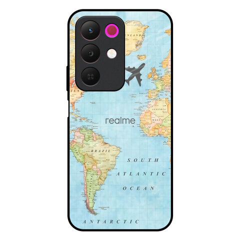 Fly Around The World Realme 15x 5G Glass Back Cover Online
