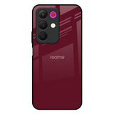 Classic Burgundy Realme 15x 5G Glass Back Cover Online