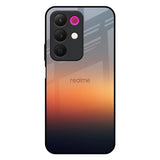 Aesthetic Orange Realme 15x 5G Glass Back Cover Online