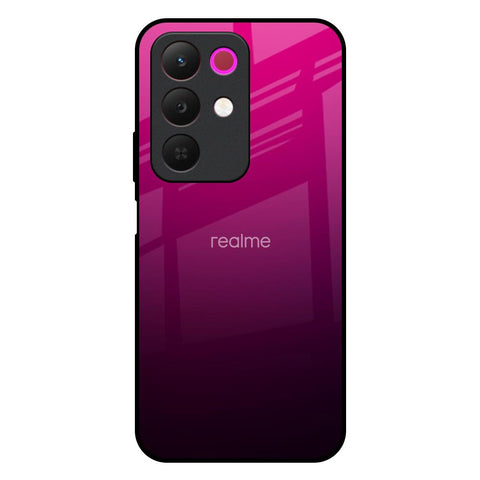 Purple Ombre Pattern Realme 15x 5G Glass Back Cover Online