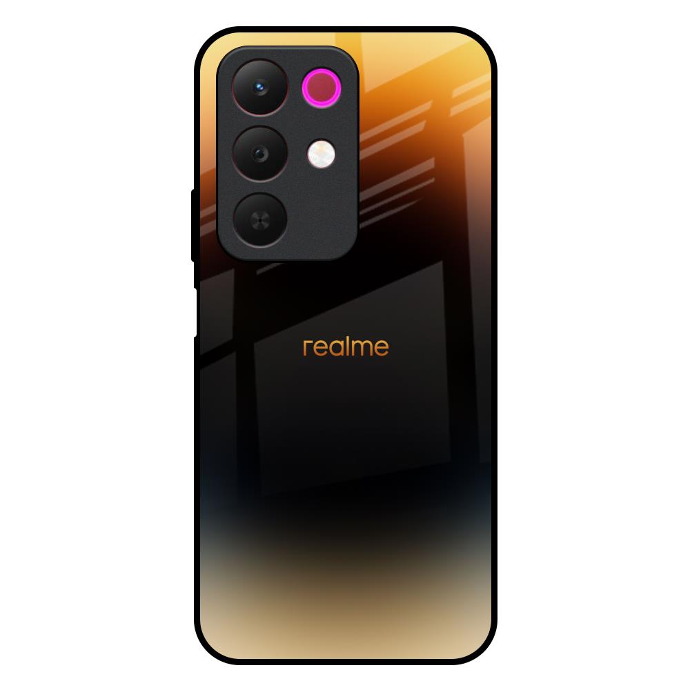 Grainy Yellow Realme 15x 5G Glass Back Cover Online