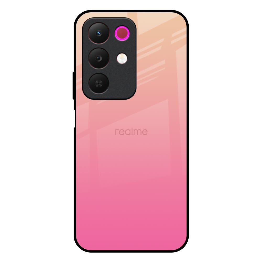 Pastel Pink Gradient Realme 15x 5G Glass Back Cover Online