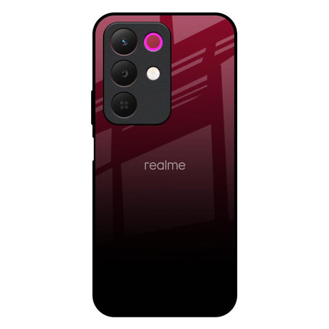 Wine Red Realme 15x 5G Glass Back Cover Online