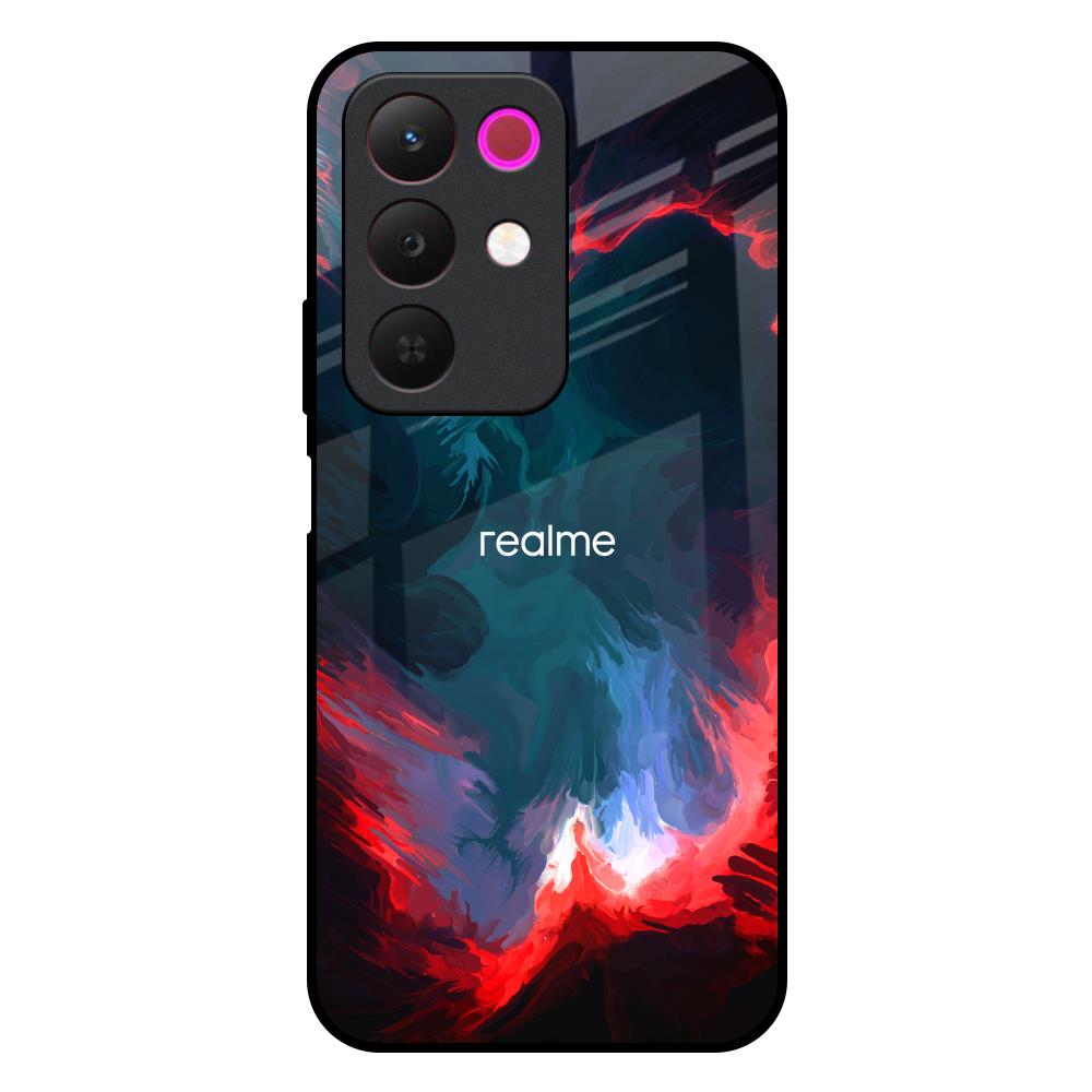 Brush Art Realme 15x 5G Glass Back Cover Online