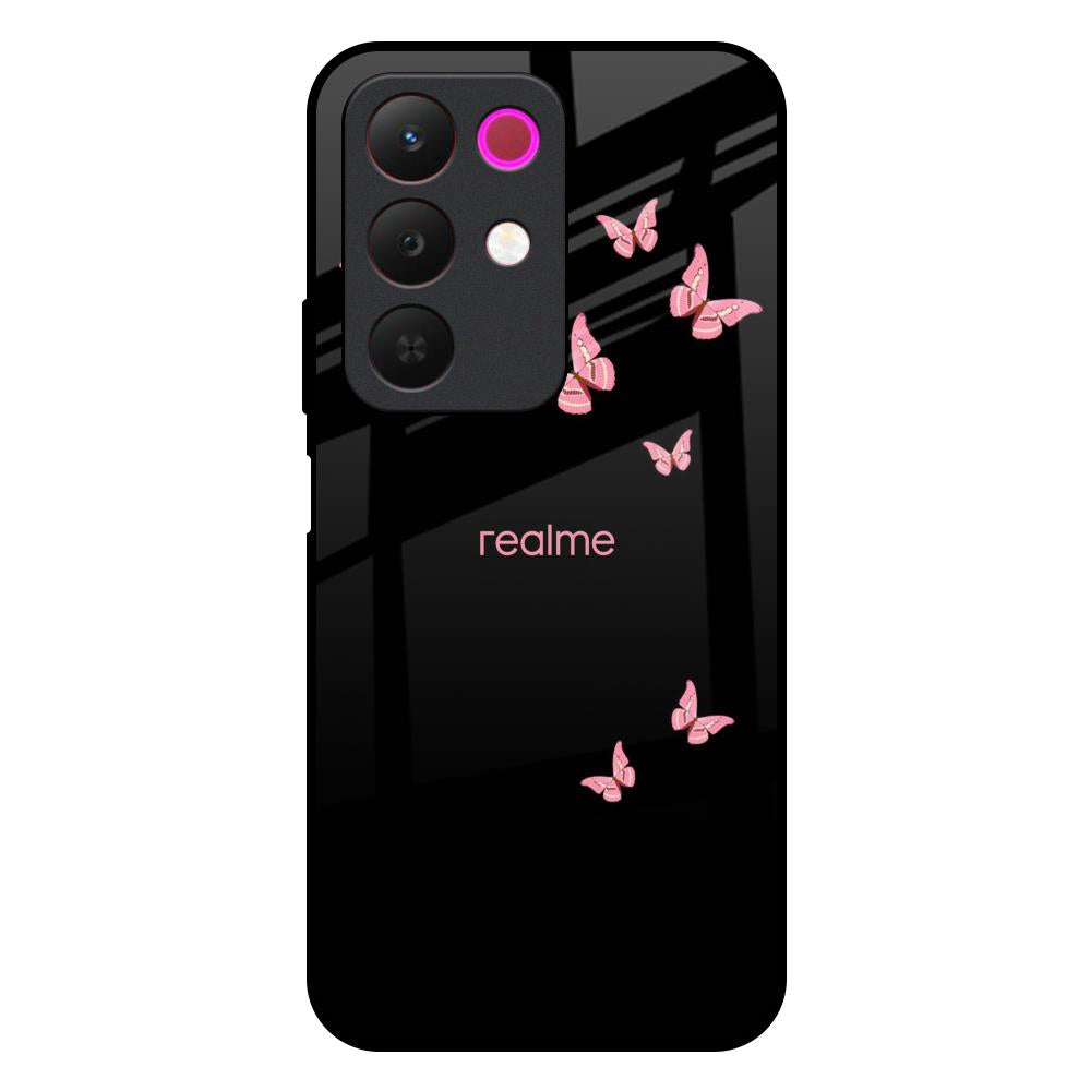 Fly Butterfly Realme 15x 5G Glass Back Cover Online