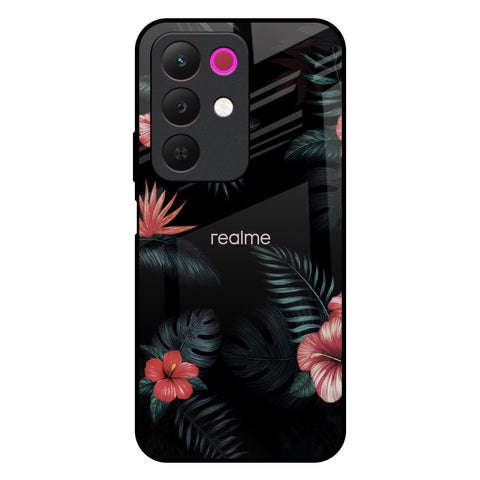 Tropical Art Flower Realme 15x 5G Glass Back Cover Online